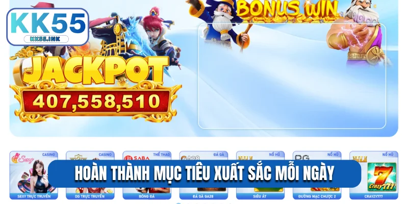 Hoàn thành mục tiêu xuất sắc mỗi ngày