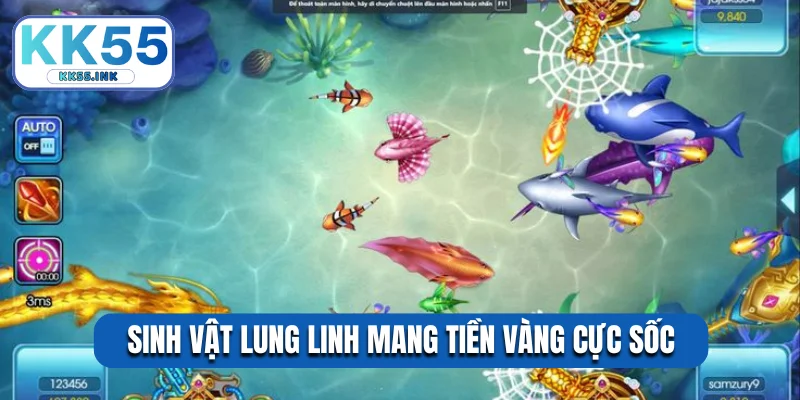 Sinh vật lung linh mang tiền vàng cực sốc