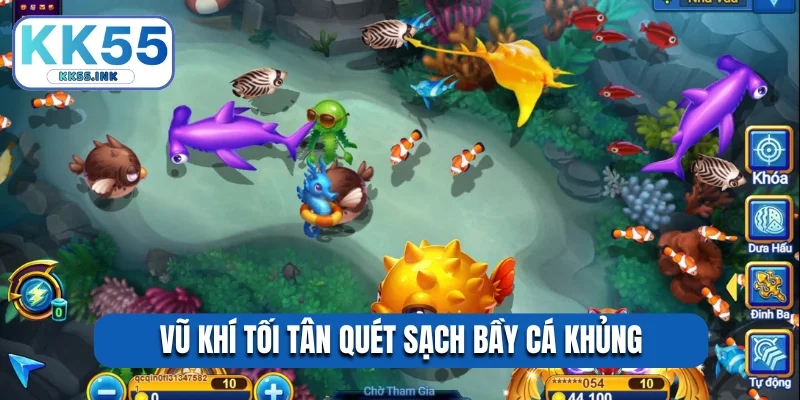 Vũ khí tối tân quét sạch bầy cá khủng